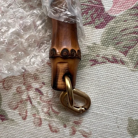 BN Clare V. 🎋Bamboo🎋handle w brass hardware - Picture 2 of 6